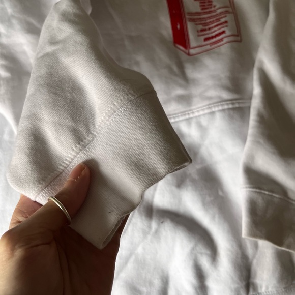 8thwndr White Thick Puffy printed hoodie - Picture 4 of 5